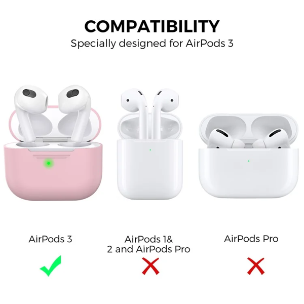 TVC 680901885D, Apple AirPods 3, Headphone Case, Pink