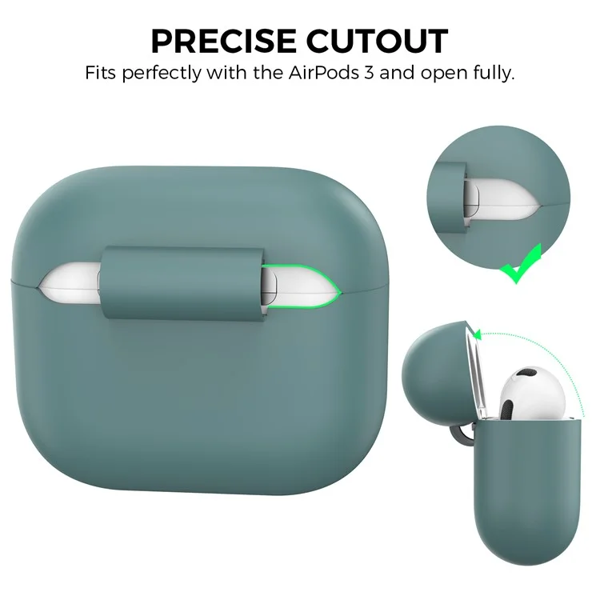 TVC 680901885A, Apple AirPods 3, Headphone Case, Green