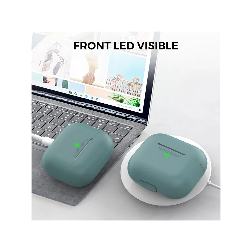 TVC 680901885A, Apple AirPods 3, Headphone Case, Green