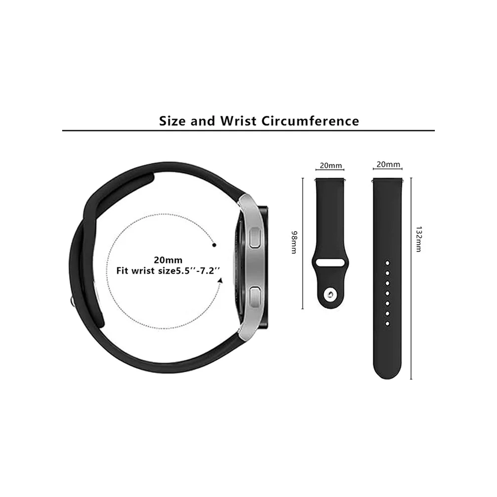 TVC 680607399F Kalebol KLB-GSNL-001, Samsung, Watch Strap, Black