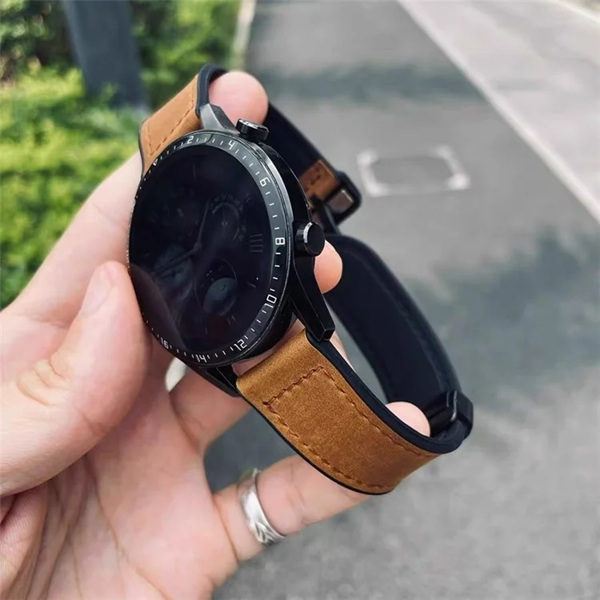 სმარტ საათის სამაჯური TVC 680608067A, Samsung/Huawei, Watch Strap, Brown