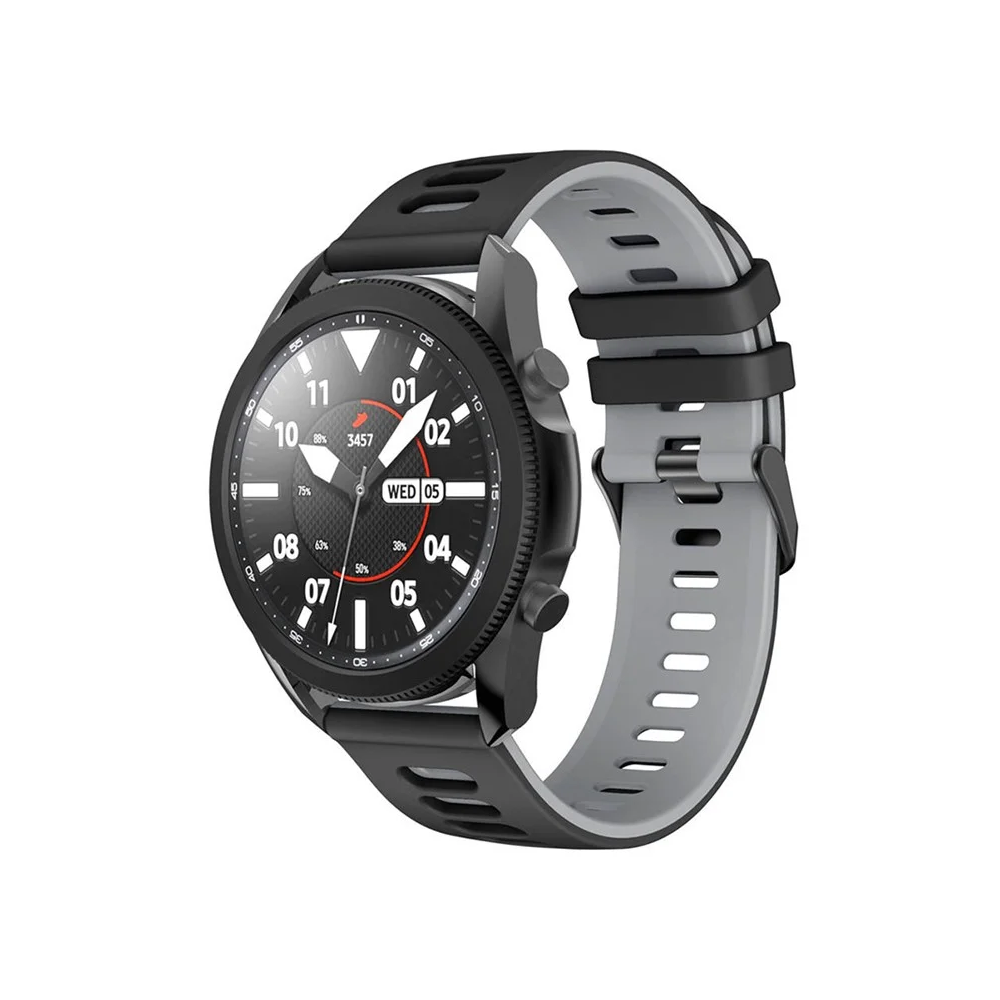 სმარტ საათის სამაჯური TVC 680606967E, Samsung Galaxy, Watch Strap, Black/Grey