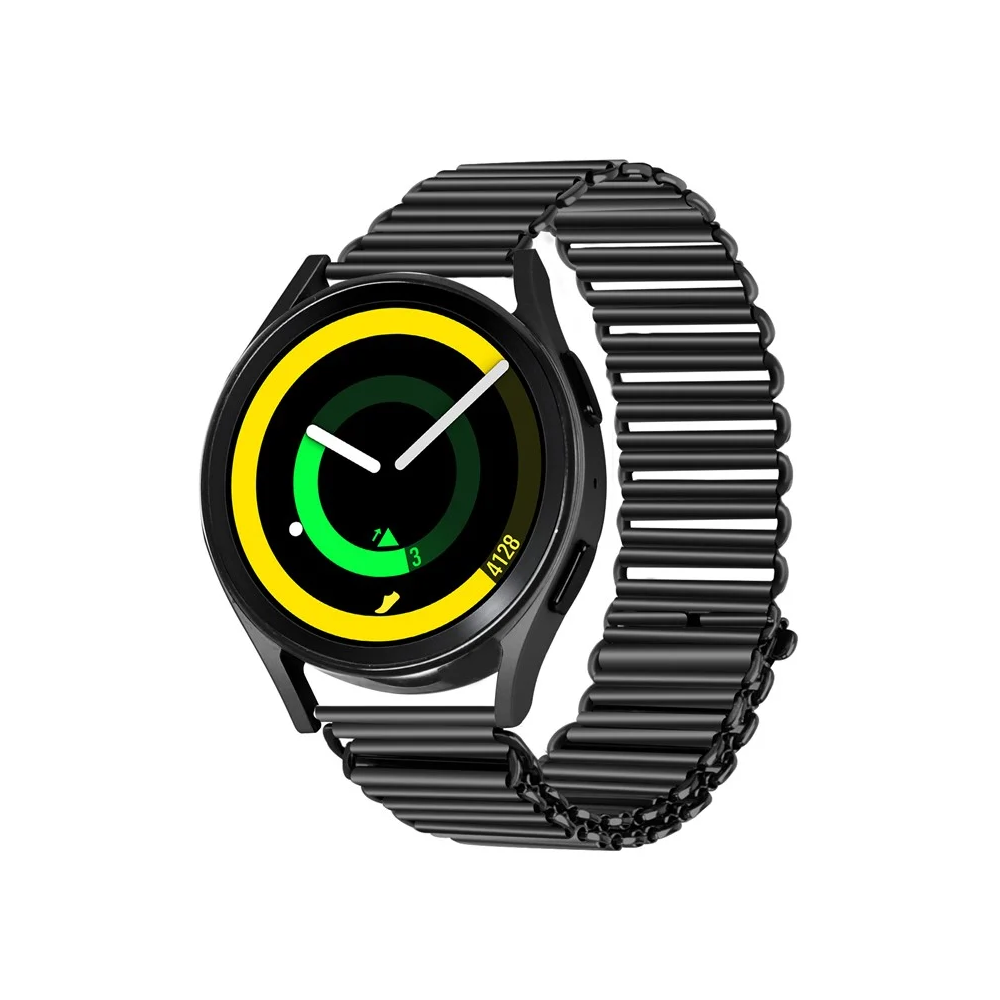 სმარტ საათის სამაჯური TVC 680605060A, Samsung Galaxy, Watch Strap, Black