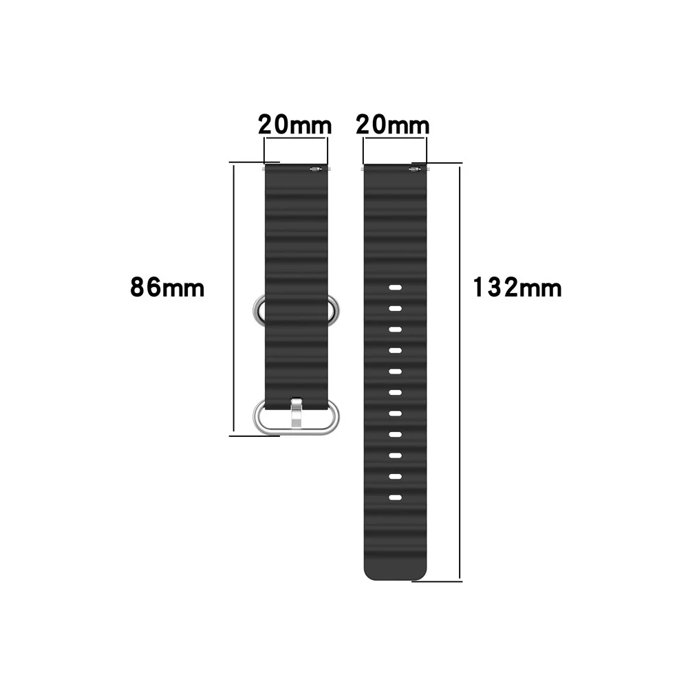 TVC 680604472A, Samsung Galaxy, Watch Strap, Black
