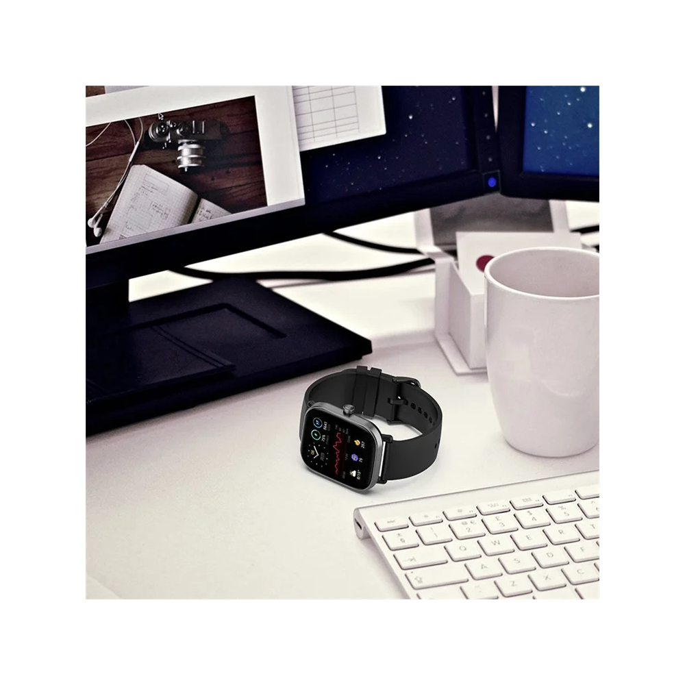 სმარტ საათის სამაჯური TVC 680601808A, Samsung Galaxy, Watch Strap, Black