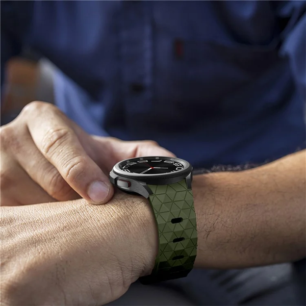 სმარტ საათის სამაჯური TVC 680608788G KALEBOL KLB-ZQWFKGJ-001, Samsung Galaxy, Watch Strap, Army Green