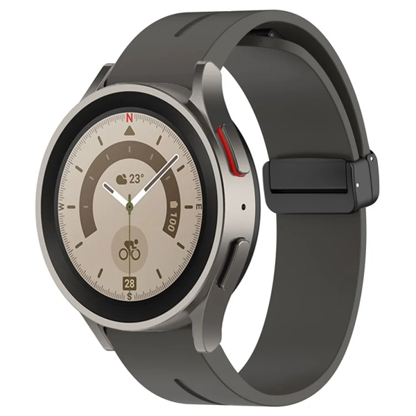 სმარტ საათის სამაჯური TVC 680606468J, Samsung Galaxy/Huawei, Watch Strap, Dark Grey