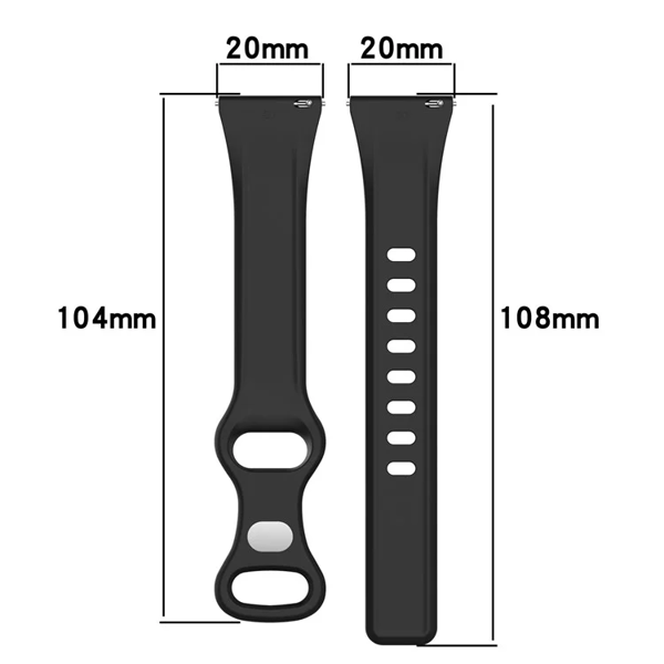 სმარტ საათის სამაჯური TVC 680605648A, Samsung/Huawei, Watch Strap, Black