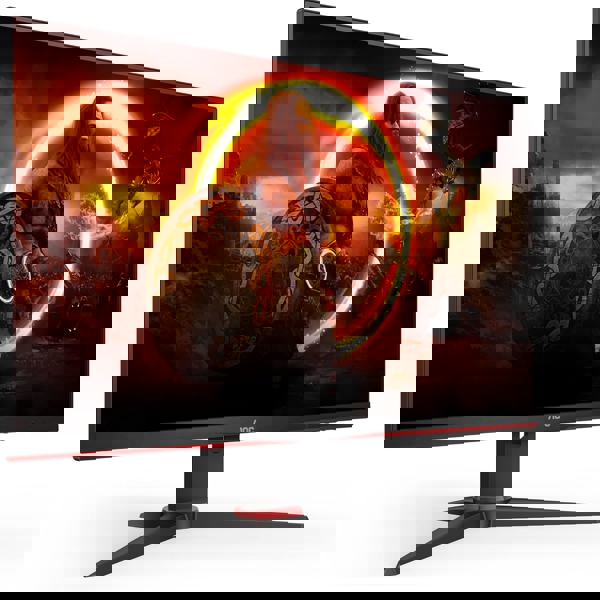 AOC 24G2ZE/BK, 23.8", Monitor, FHD, IPS, HDMI, DP, Black/Red