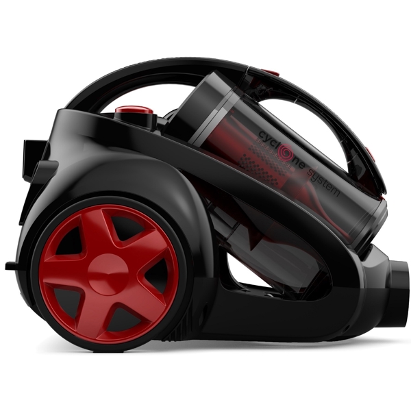 მტვერსასრუტი Tesla BGL203BRE, 800W, 2.5L, Vacuum Cleaner, Black/Red