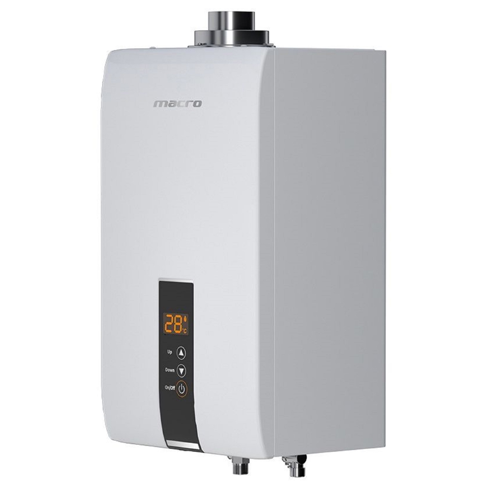 გაზის წყლის გამაცხელებელი Macro JSG24-12Q6S, 24KW, 12L, White