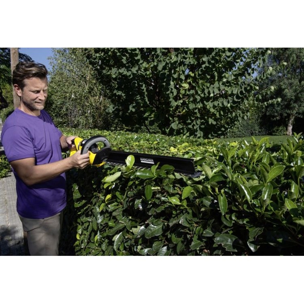 ბუჩქის საკრეჭი Karcher HGE 36-60, Hedge Trimmer, Black/Yellow