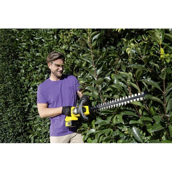 ბუჩქის საკრეჭი Karcher HGE 36-60, Hedge Trimmer, Black/Yellow