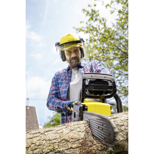  Karcher CSW18-30, 30cm, Cordless Chainsaw, Black/Yellow