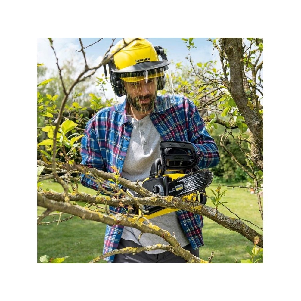  Karcher CSW18-30, 30cm, Cordless Chainsaw, Black/Yellow