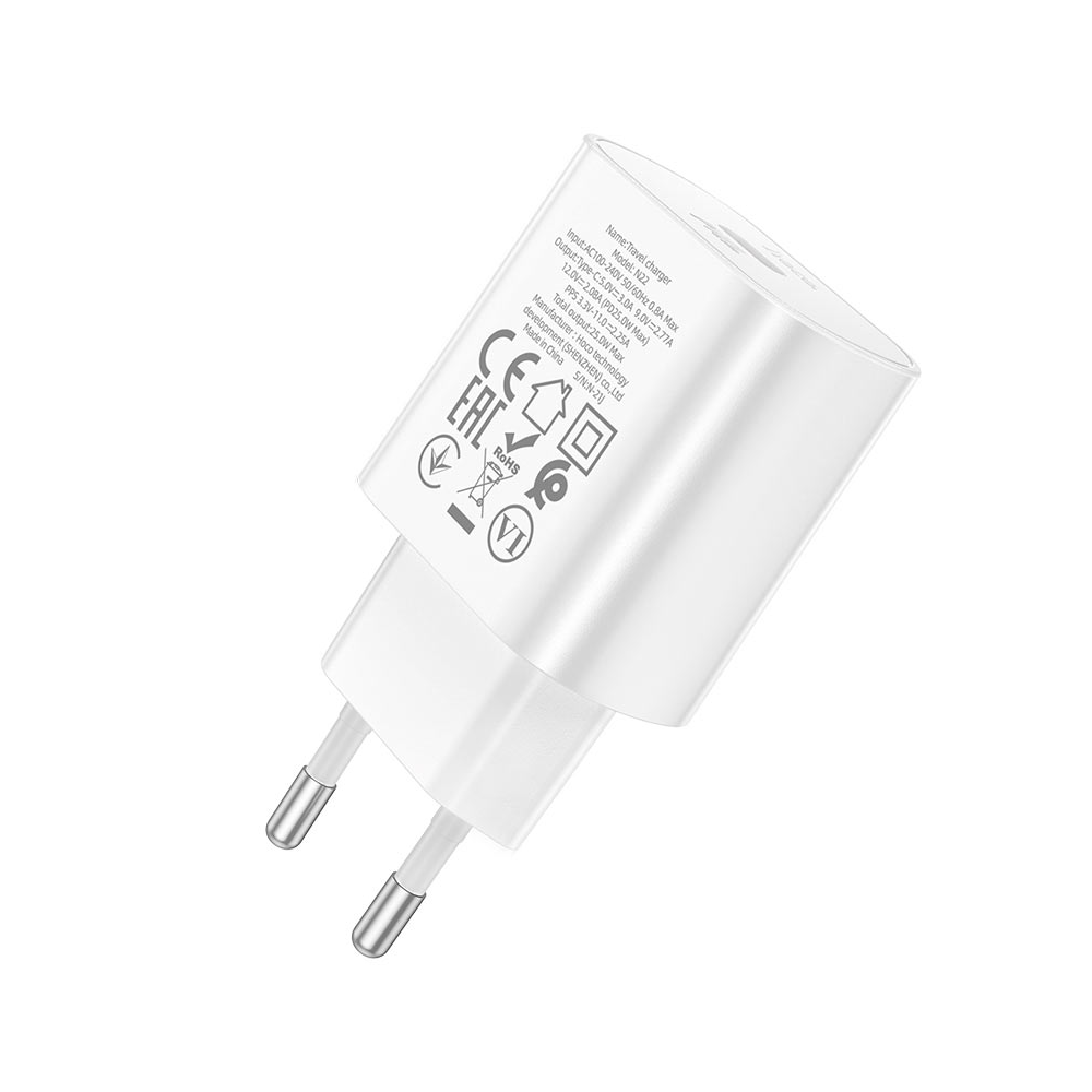 Hoco 6931474760067 N22 Jetta, 25W, Type-C, White