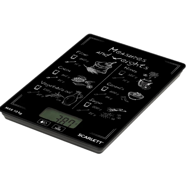 Scarlett SC-KS57P64, Kitchen Scale, Black