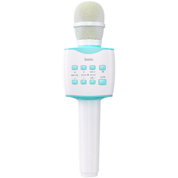 Hoco 6931474742308 BK5 Cantando, Karaoke Microphone, USB, BT, 3.5mm, Blue/White