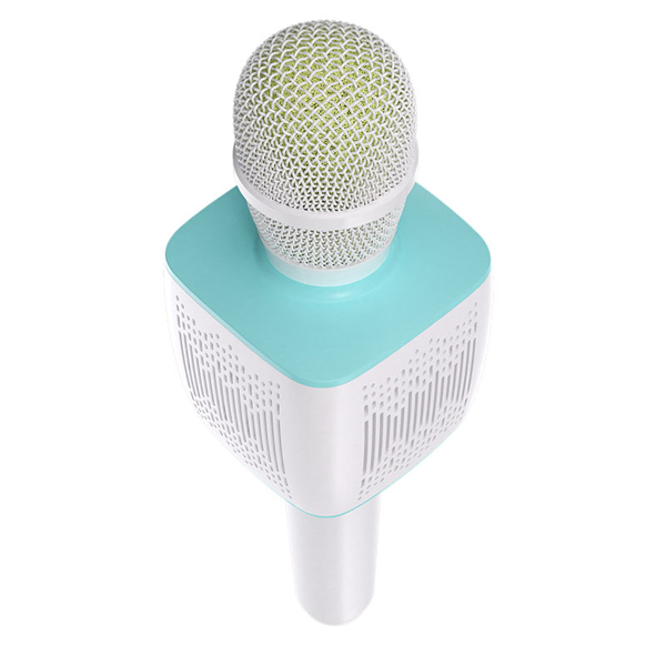 Hoco 6931474742308 BK5 Cantando, Karaoke Microphone, USB, BT, 3.5mm, Blue/White