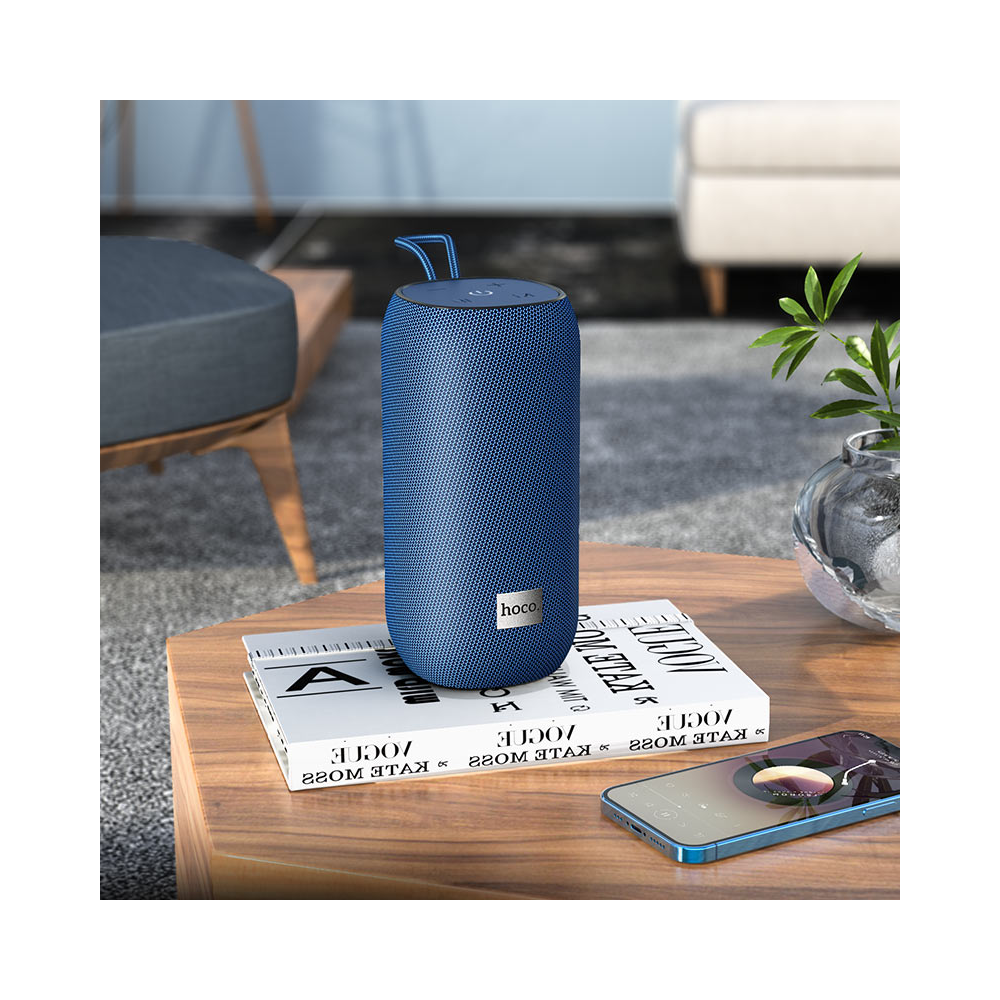 დინამიკი Hoco 6931474760333 HC10 Sonar, 5W, Bluetooth, USB, Speaker, Navy Blue