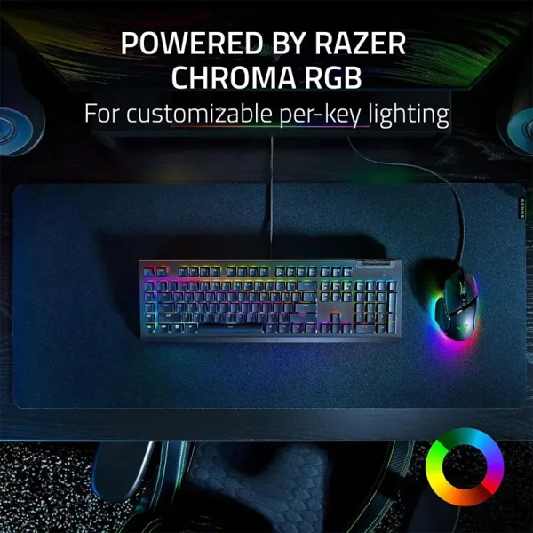 Razer RZ03-04700100-R3M1 BlackWidow V4 X, Wired, RGB, USB, Gaming Keyboard, Black