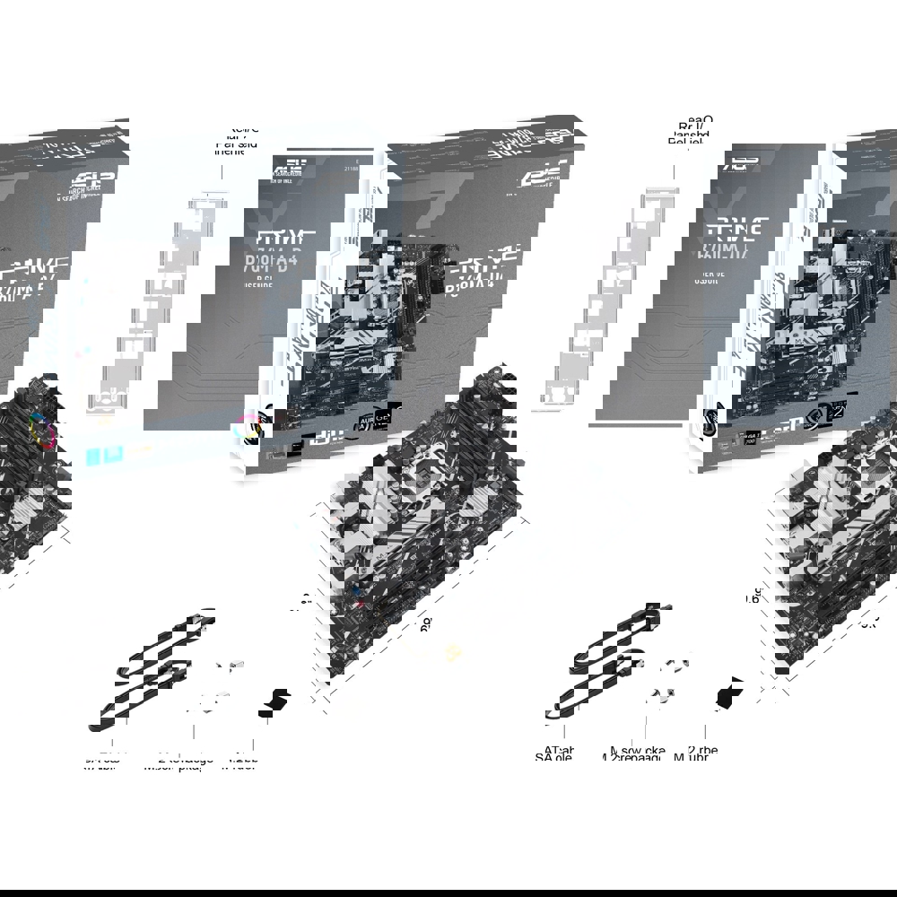 Asus 90MB1D00-M1EAYC PRIME B760M-A D4-CSM, LGA 1700, DDR4, 128GB