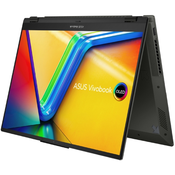 ნოუთბუქი Asus 90NB1041-M005U0 Vivobook 16 Flip OLED, 16", Ryzen 7-7730U, 16GB, 512GB SSD, Integrated, Black