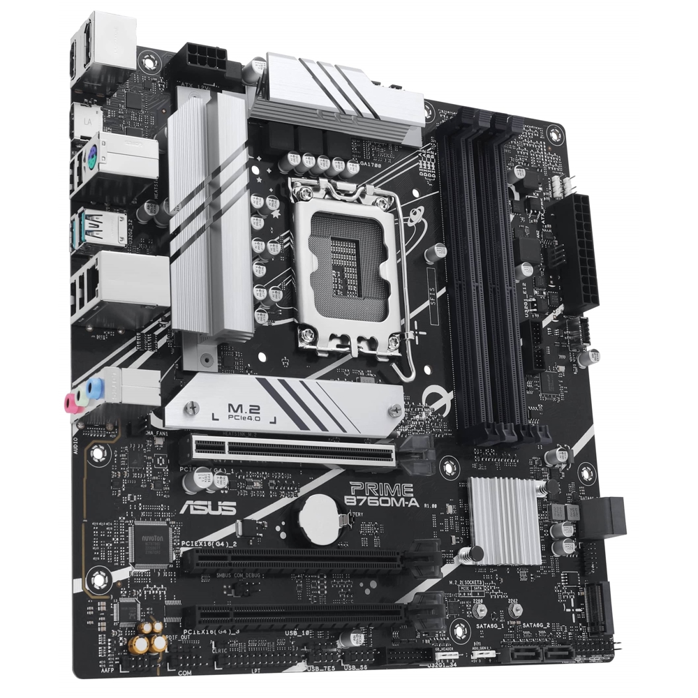 დედა დაფა Asus 90MB1EK0-M1EAYC PRIME B760M-A-CSM, LGA 1700, DDR5, 128GB