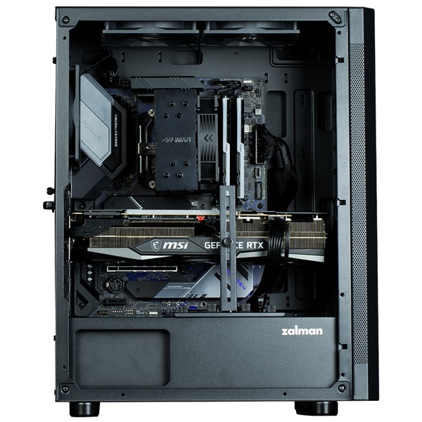 ქეისი Zalman I4BLACK, Computer Case, MidT, ATX, micro-ATX, mini-ATX, USB 2.0, USB 3.0x2, Black
