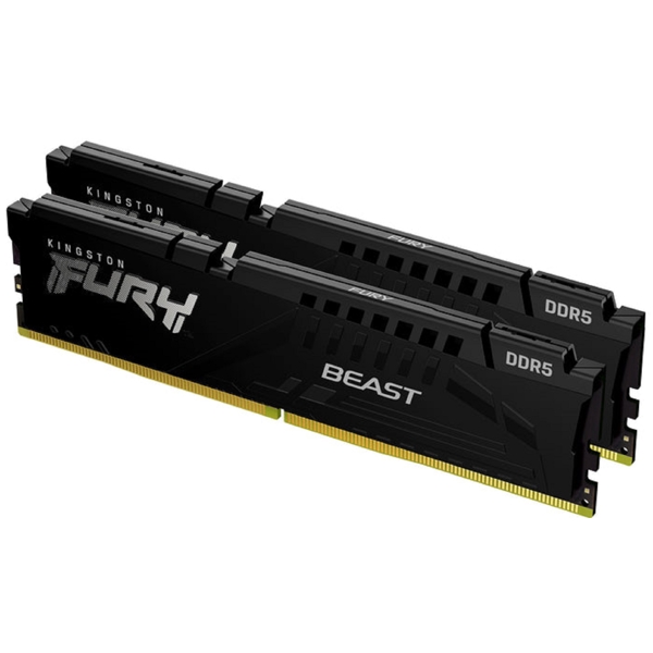 ოპერატიული მეხსიერება Kingston KF552C40BBK2-32 FURY Beast, RAM 32GB, DDR5 DIMM, 5200MHz