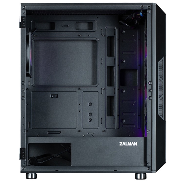 Zalman I3NEOARGBBLACK, Computer Case, MidT, ATX, micro-ATX, mini-ATX, USB 2.0, USB 3.0x2, Black