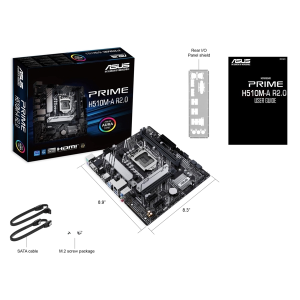 Asus 90MB1FP0-M0EAY0 PRIME H510M-A R2.0, LGA 1700, DDR4, 64GB