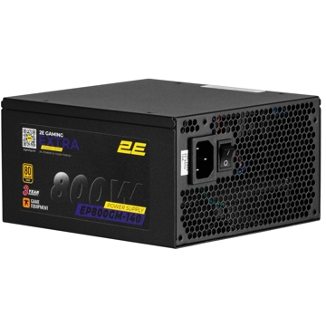 კვების ბლოკი 2E 2E-EP800GM-140 Extra, 800W, 80 Plus, Power Supply, Black