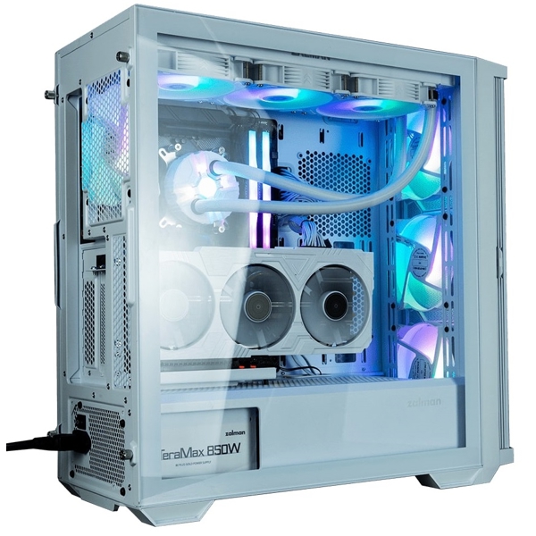 Zalman Z10DUOWHITE, Computer Case, MidT, E-ATX, ATX, mini-ITX, micro-ATX, USB 3.0x2, White