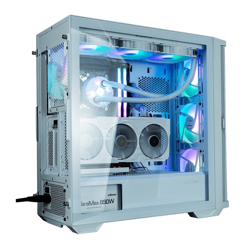 Zalman Z10DUOWHITE, Computer Case, MidT, E-ATX, ATX, mini-ITX, micro-ATX, USB 3.0x2, White