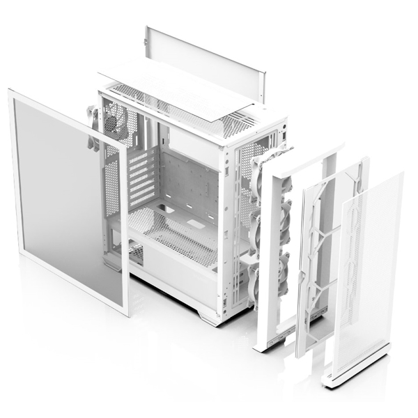 Zalman Z10DUOWHITE, Computer Case, MidT, E-ATX, ATX, mini-ITX, micro-ATX, USB 3.0x2, White