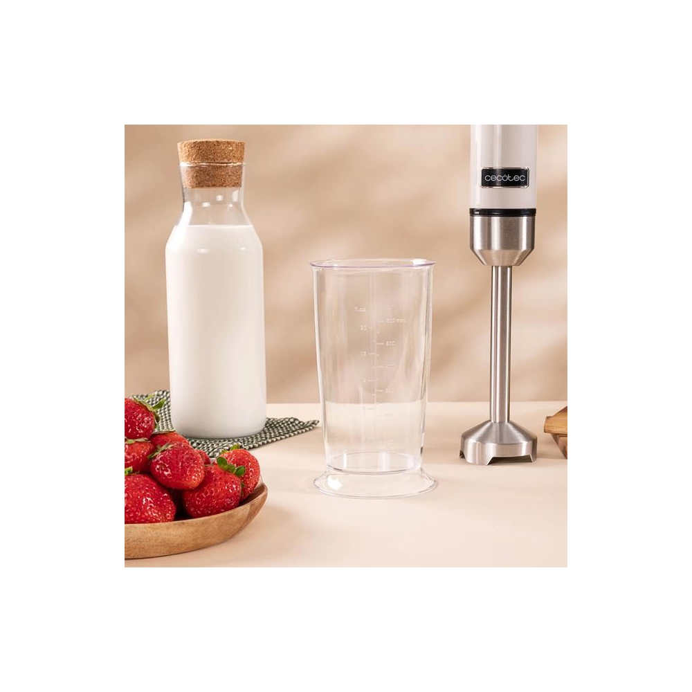 ხელის ბლენდერი Cecotec 3940 Power Retro, 1200W, 500ML, Blender, Beige