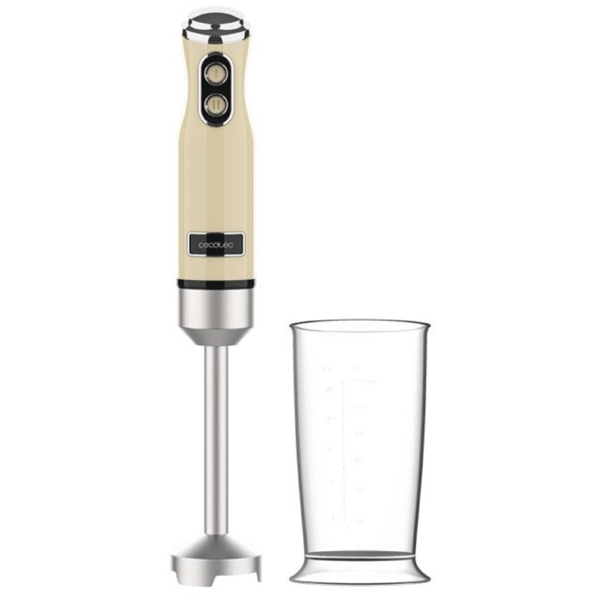 ხელის ბლენდერი Cecotec 3937 Power Retro, 1200W, 500ML, Hand Blender, Yellow