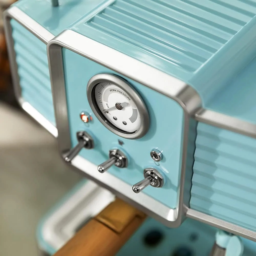 Cecotec 1628 Power Espresso 20 Tradizionale, 1350W, 1.5L, Coffee Machine, Light Blue