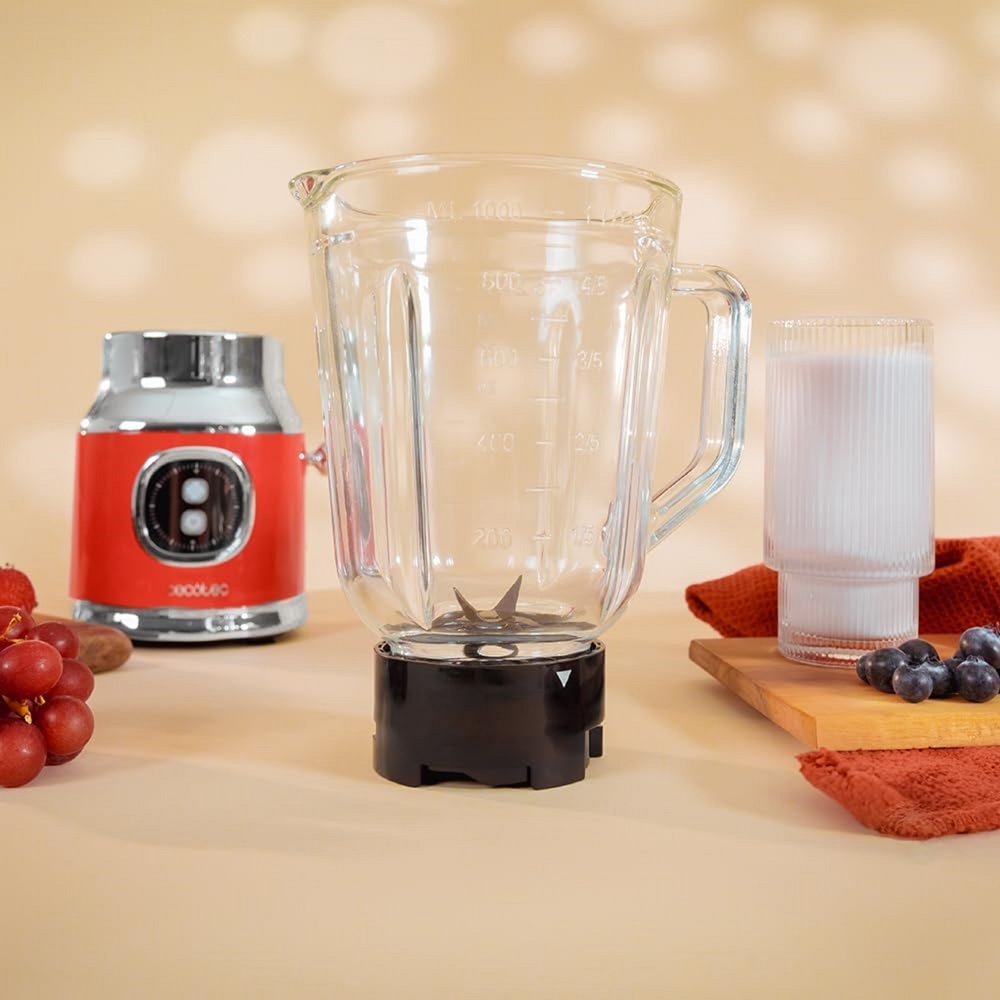 ბლენდერი Cecotec 3935 RetroTwist, 800W, 1L, Blender, Red
