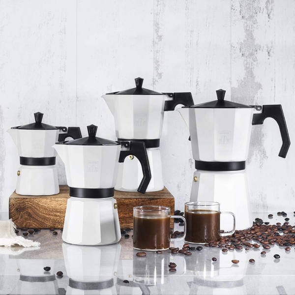 Cecotec 1656 Cumbia Mokclassic 900, 550ML, Coffee Maker, Beige