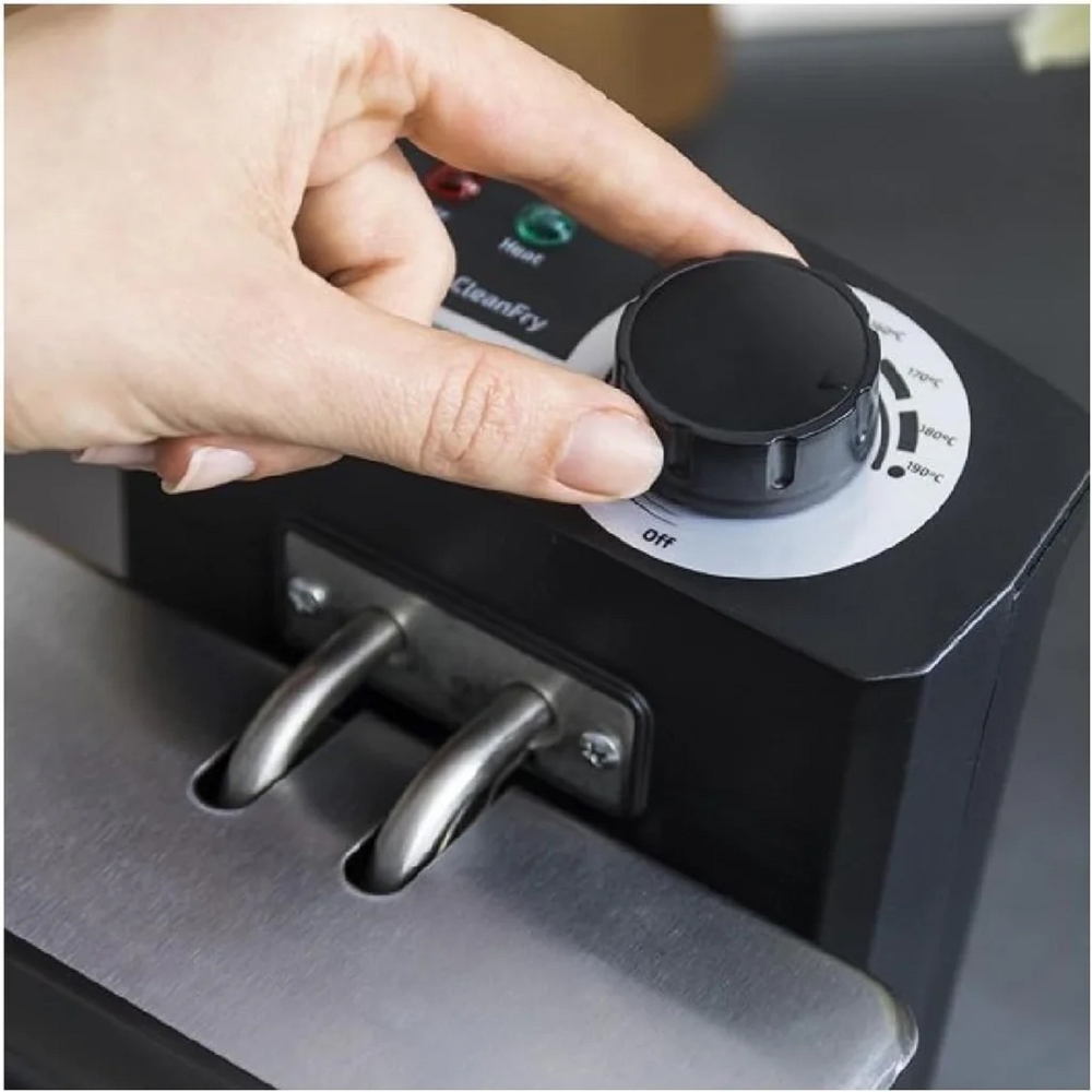 ფრის აპარატი Cecotec 3031, 1000W, 1.5L, Fries Machine, Silver