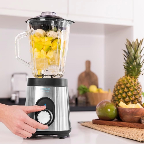 ბლენდერი Cecotec 4156, 1800W, 1.5L, Blender, Black/Silver