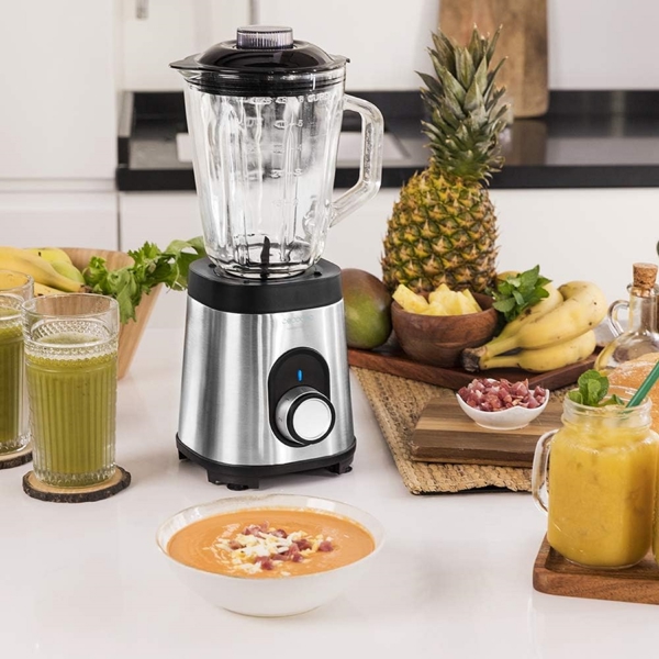 ბლენდერი Cecotec 4156, 1800W, 1.5L, Blender, Black/Silver