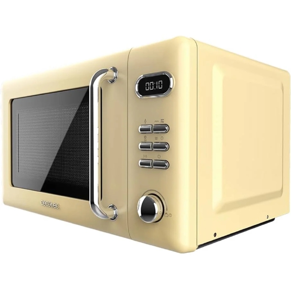 მიკროტალღური ღუმელი Cecotec 1713 ProClean 5110, 700W, 20L, Microwave Oven, Yellow