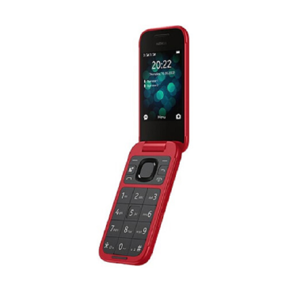 Nokia 2660 Flip, 48MB, 128MB, Dual SIM, LTE, Red