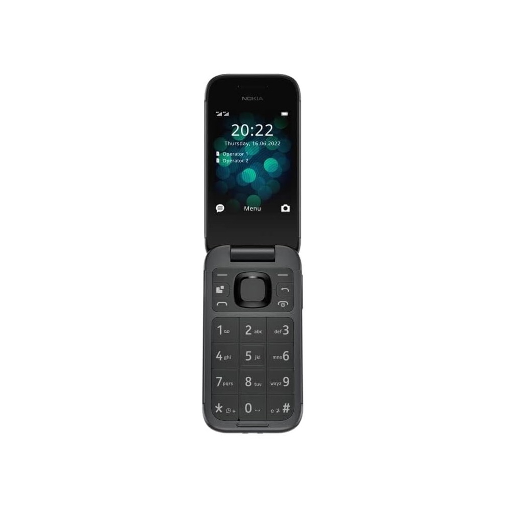 Nokia 2660, 48MB, 128MB, Dual SIM, LTE, Black
