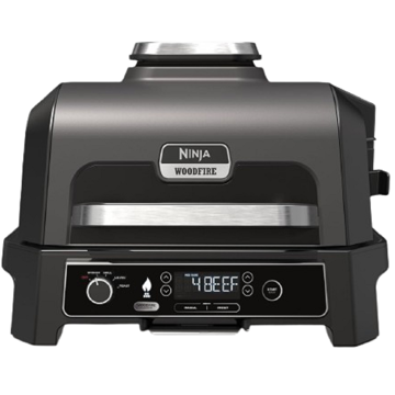 Ninja OG850EU Woodfire Pro XL, 1700W, Outdoor Grill, Black/Silver