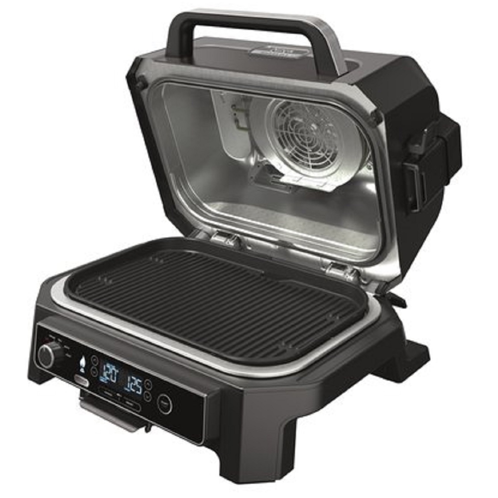 გრილი Ninja OG850EU Woodfire Pro XL, 1700W, Outdoor Grill, Black/Silver