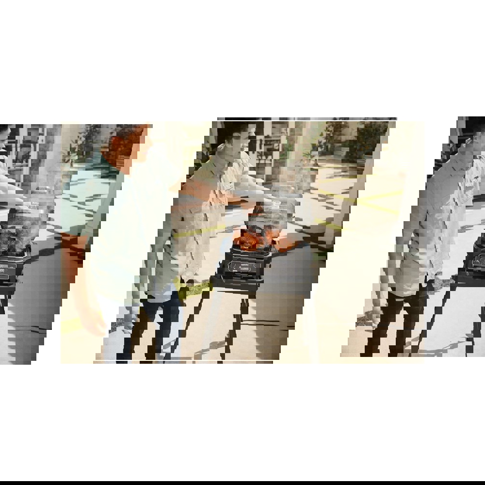 Ninja OG850EU Woodfire Pro XL, 1700W, Outdoor Grill, Black/Silver